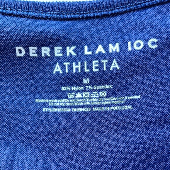 Athleta Derek Lam 1OC Union Seamless Tank Unstinkable Navy Blue, Size Medium - Picture 8 of 8